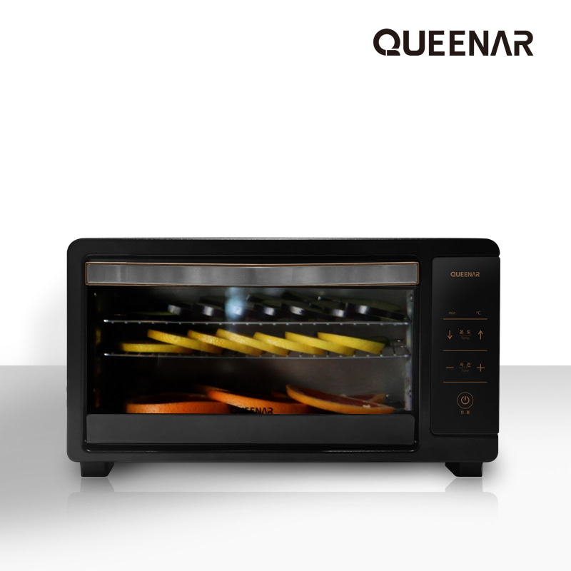 [퀸나] 에어플로우 디지털 식품건조기 QNFD-8000/색상선택:화이트,블랙